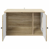 Produktbild för Katt hus Sonoma 85 x 55 x 50,5 cm Konstruerat trä