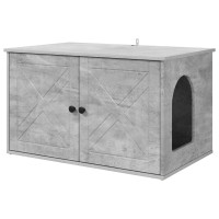 Produktbild för Katt hus Betong 85 x 55 x 50 cm Konstruerat trä