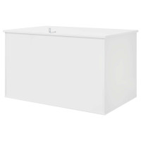 Produktbild för Katt hus Glansig Vit 85 x 55 x 50 cm Konstruerat trä