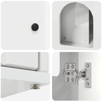 Produktbild för Katt hus Glansig Vit 85 x 55 x 50 cm Konstruerat trä
