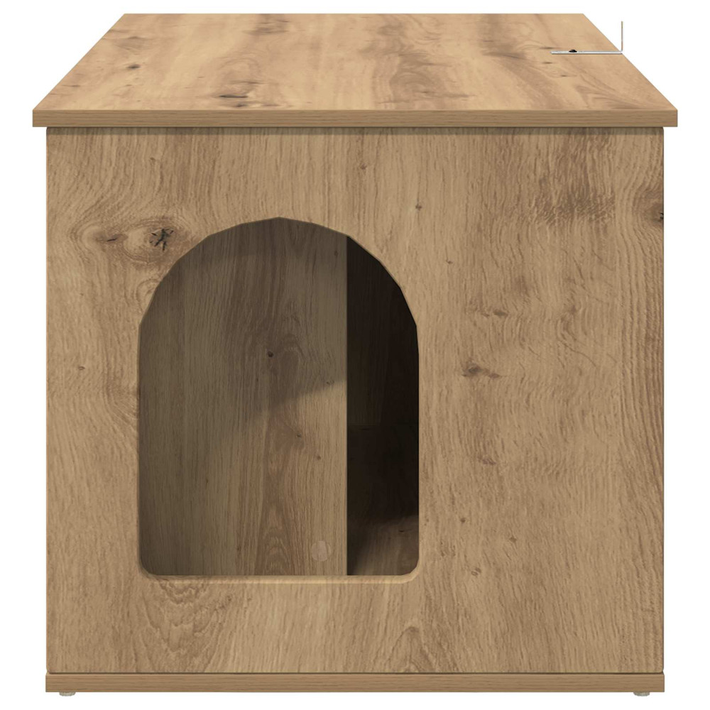 Produktbild för Katt hus Artisan Ek 85 x 55 x 50 cm Konstruerat trä