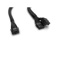 Produktbild för NZXT 12VHPWR Adapter Cable - strömkabel - 16-stifts PCI-matning till 8-stifts PCIe-ström - 65 cm