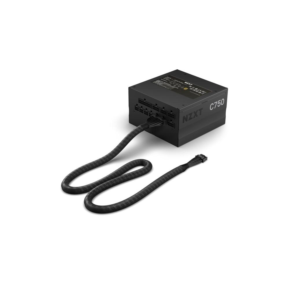 Produktbild för NZXT 12VHPWR Adapter Cable - strömkabel - 16-stifts PCI-matning till 8-stifts PCIe-ström - 65 cm