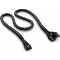 Produktbild för NZXT 12VHPWR Adapter Cable - strömkabel - 16-stifts PCI-matning till 8-stifts PCIe-ström - 65 cm