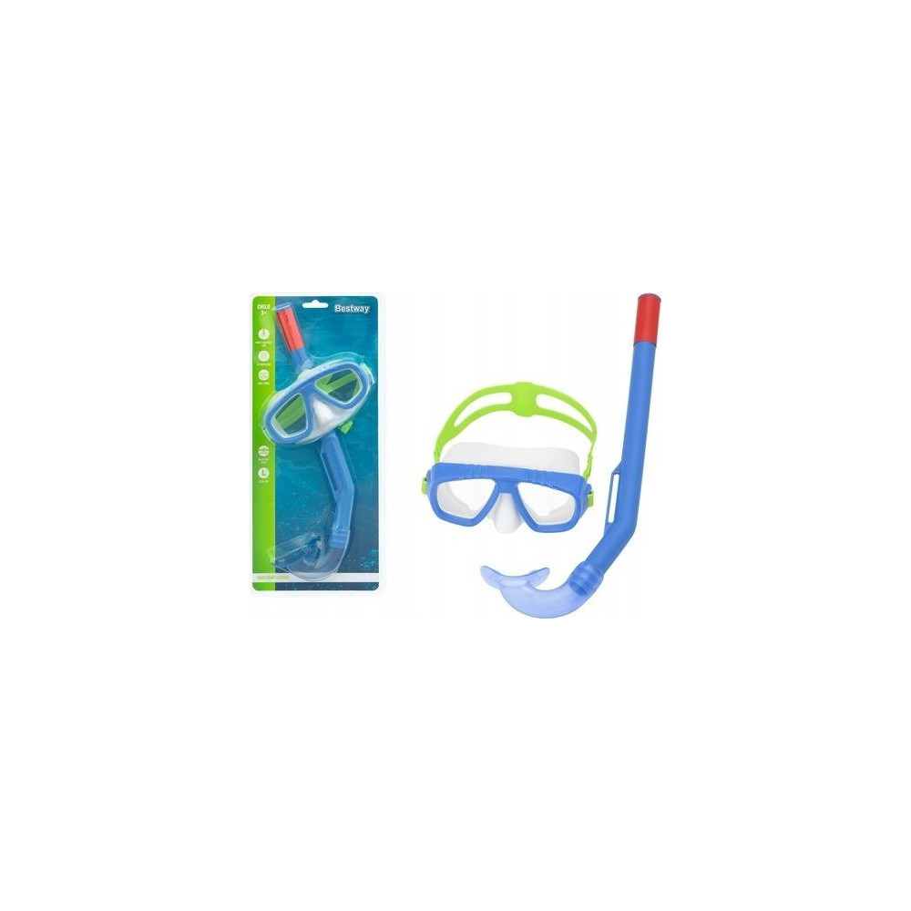 Produktbild för Bestway 24018 / 23, Barn, Halvtäckande cyklop, Snorkling, Po...