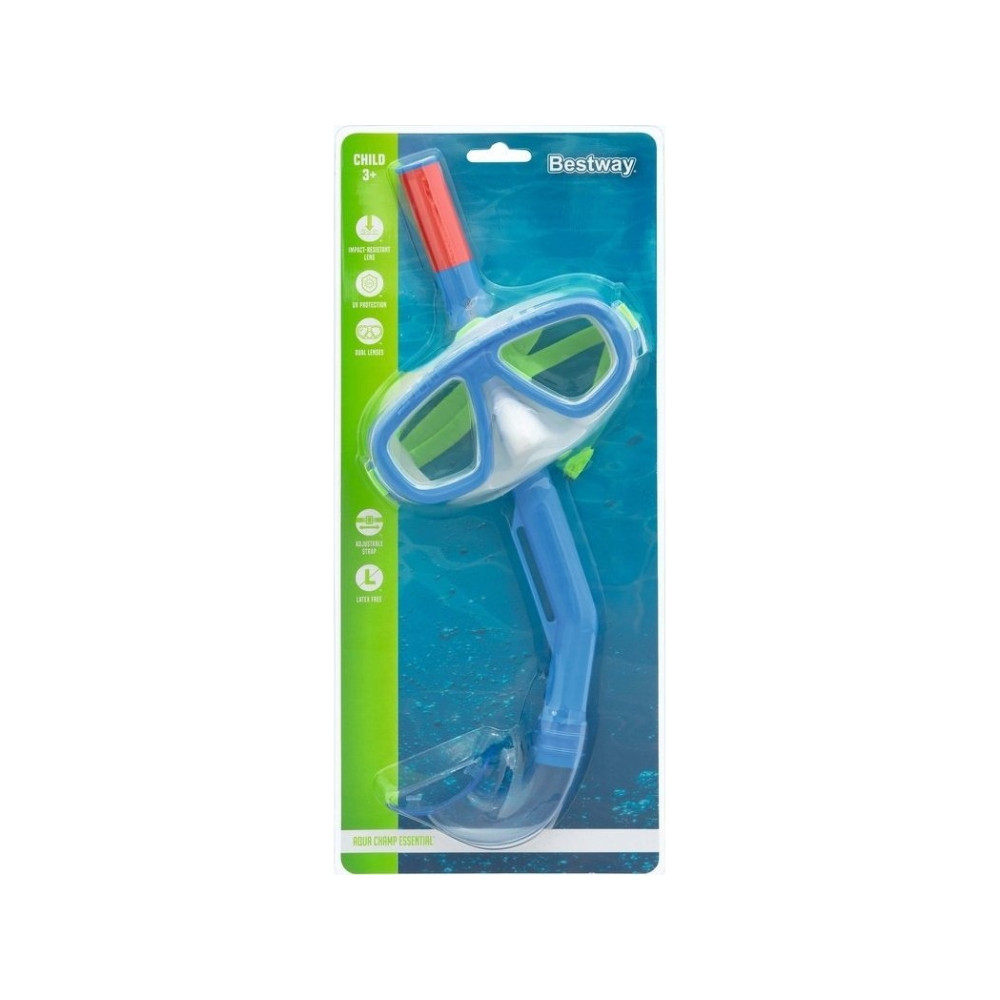 Produktbild för Bestway 24018 / 23, Barn, Halvtäckande cyklop, Snorkling, Po...