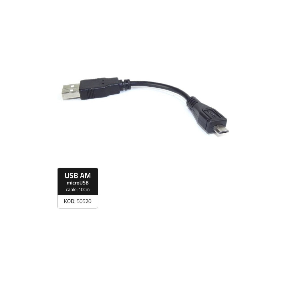 Produktbild för Qoltec - USB-adapter - mikro-USB typ B till USB - 10 cm