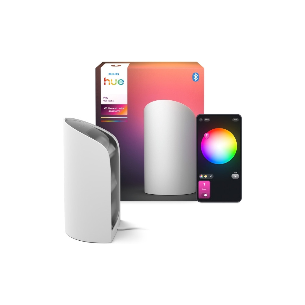 Produktbild för Philips Hue Play - bordslampa - LED - vit nyans och stämningsfärg - 2000-6500 K - vit