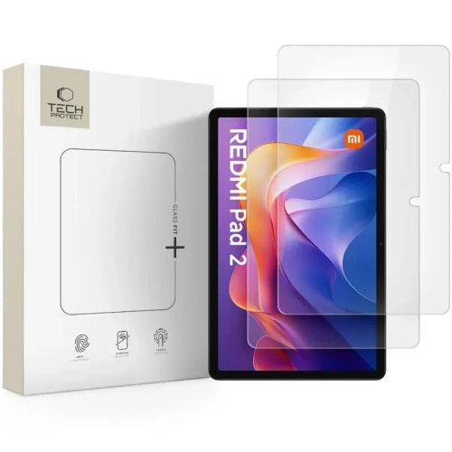 Tech-Protect Härdat Tech-Protect Glass FIT+ skärmskydd 2-pack för Xiaomi...