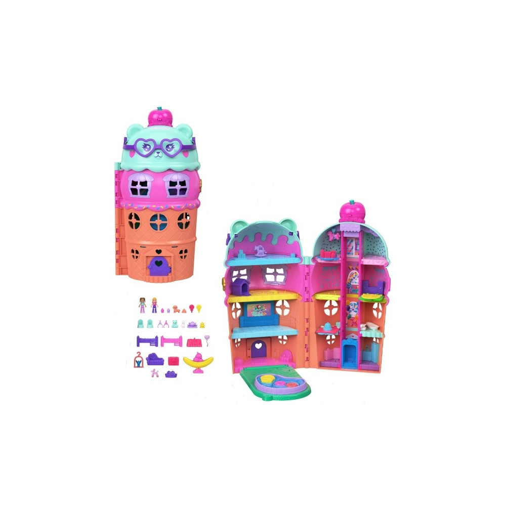 Produktbild för Polly Pocket Gelato House Playset, 4 År, Pojke/flicka, 317,5...