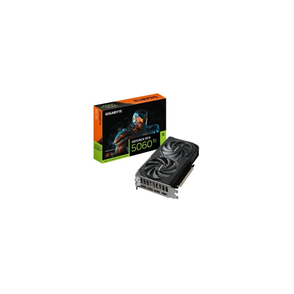 Produktbild för Gigabyte WINDFORCE MAX - OC Edition - grafikkort - GeForce RTX 5060 Ti - 16 GB