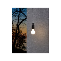 Produktbild för Eglo - LED-glödlampa - form: A60 - E27 - 4.5 W - varmt vitt ljus - 3000 K - opal