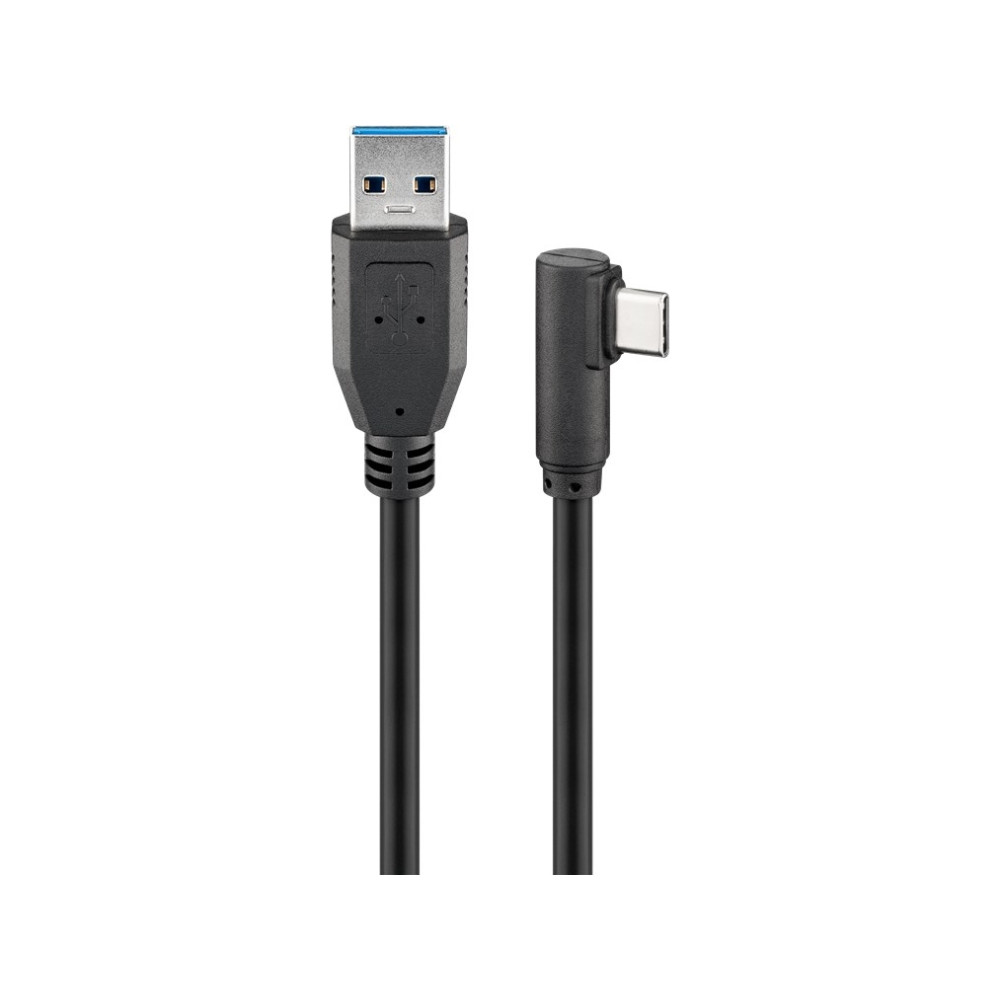 Produktbild för Goobay 66500, 0,5 m, USB A, USB C, USB 3.2 Gen 1 (3.1 Gen 1)...