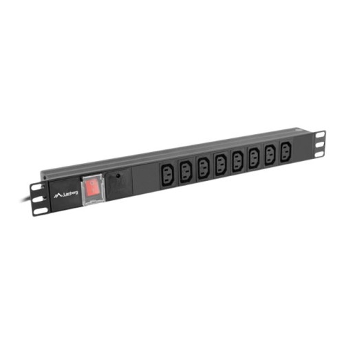 LANBERG Lanberg PDU-08I-0200-C20-BK - överspänningsskydd - 4000 watt