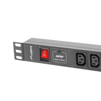 Produktbild för Lanberg PDU-08I-0200-C20-BK - överspänningsskydd - 4000 watt