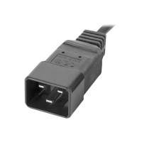Produktbild för Lanberg PDU-08I-0200-C20-BK - överspänningsskydd - 4000 watt