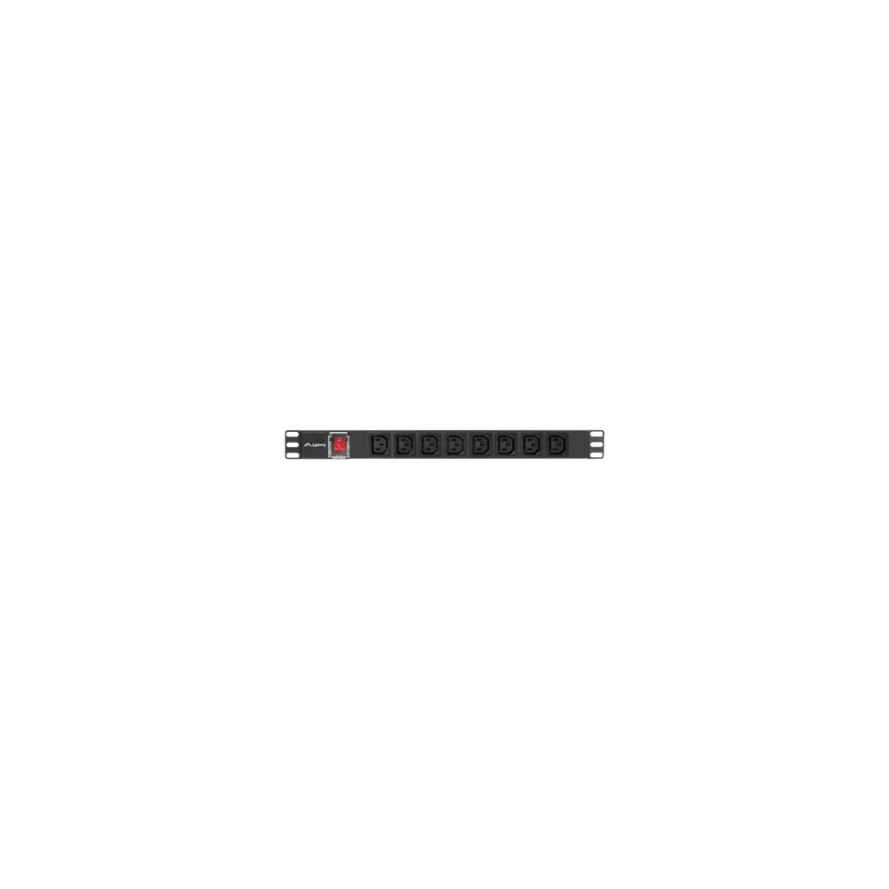 Produktbild för Lanberg PDU-08I-0200-C20-BK - överspänningsskydd - 4000 watt