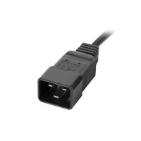Produktbild för Lanberg PDU-08I-0200-C20-BK - överspänningsskydd - 4000 watt