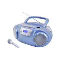 Produktbild för Soundmaster SCD5800BL - boombox - CD, Cassette