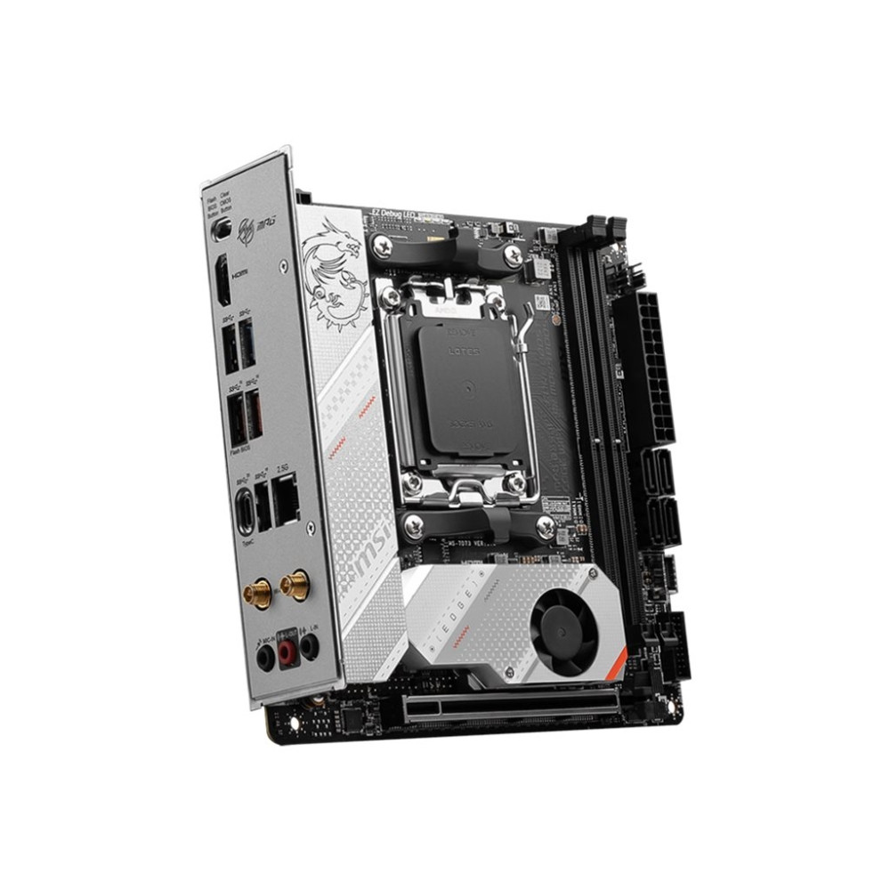 Produktbild för MSI MPG B650I EDGE WIFI - moderkort - mini ITX - Socket AM5 - AMD B650