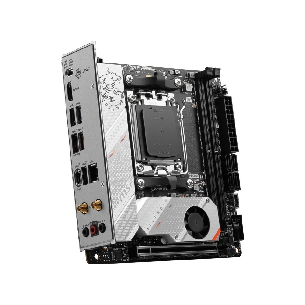 Produktbild för MSI MPG B650I EDGE WIFI - moderkort - mini ITX - Socket AM5 - AMD B650