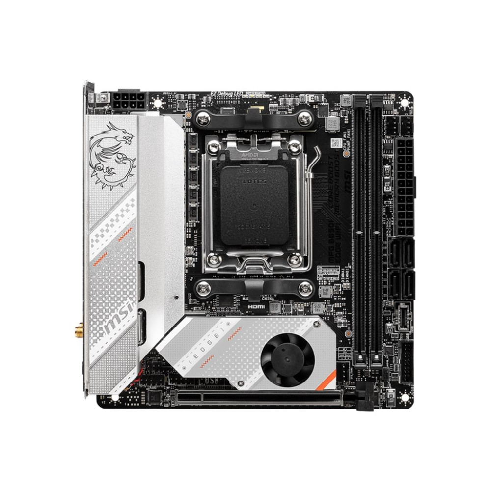 Produktbild för MSI MPG B650I EDGE WIFI - moderkort - mini ITX - Socket AM5 - AMD B650