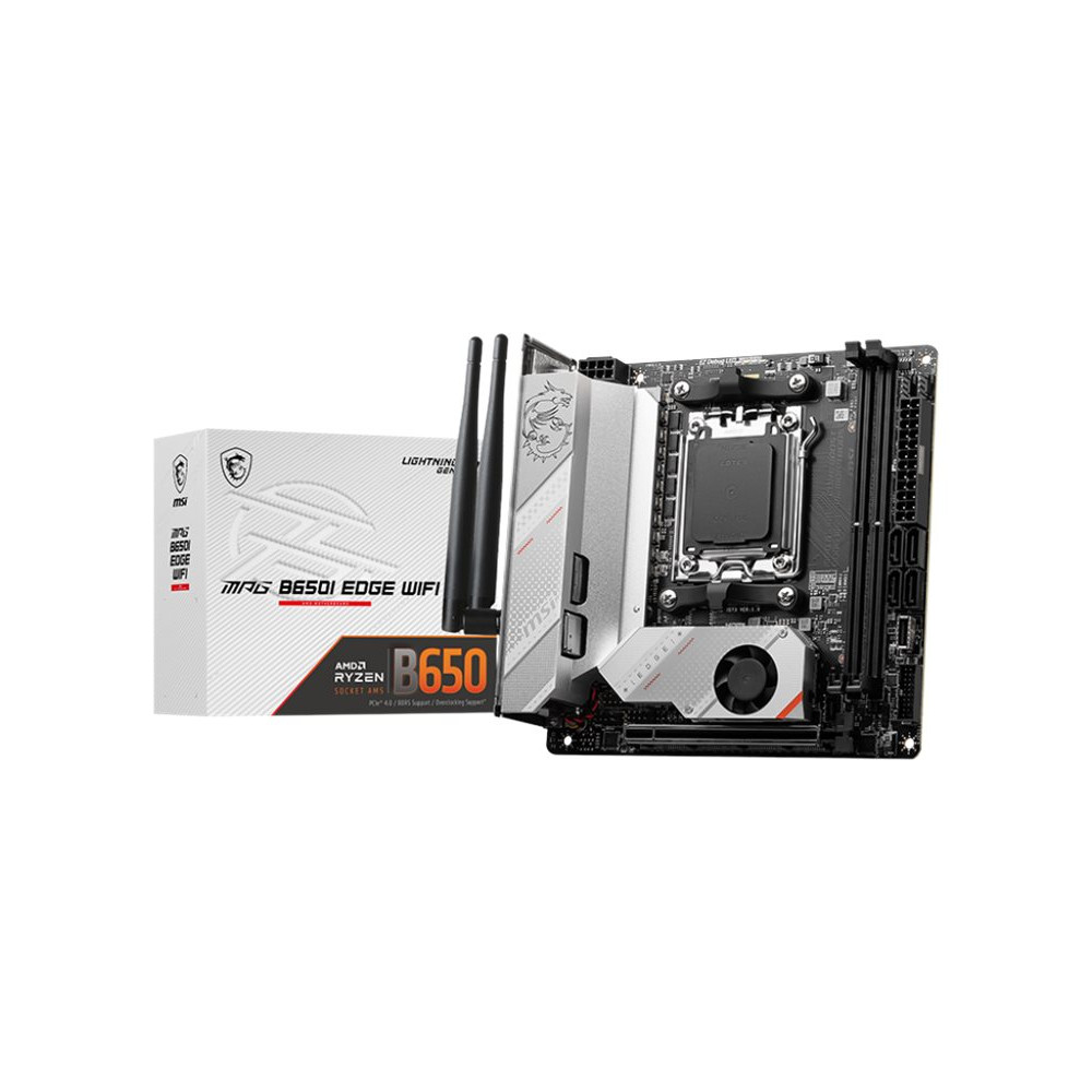 Produktbild för MSI MPG B650I EDGE WIFI - moderkort - mini ITX - Socket AM5 - AMD B650
