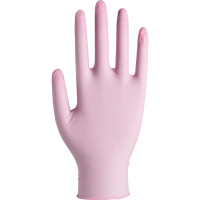 Produktbild för Abena - handskar - large - nitrilgummi - rosa (paket om 100)