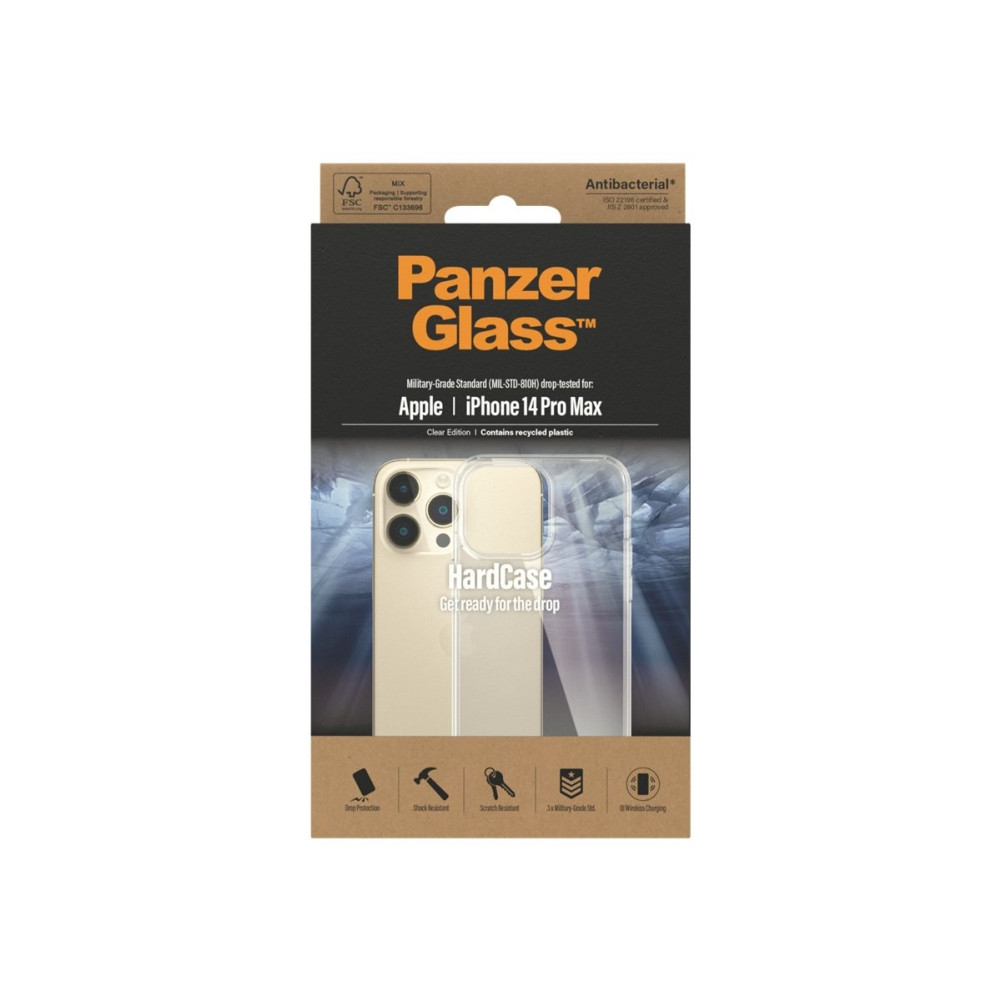 Produktbild för PanzerGlass HardCase Clear Edition - baksidesskydd för mobiltelefon