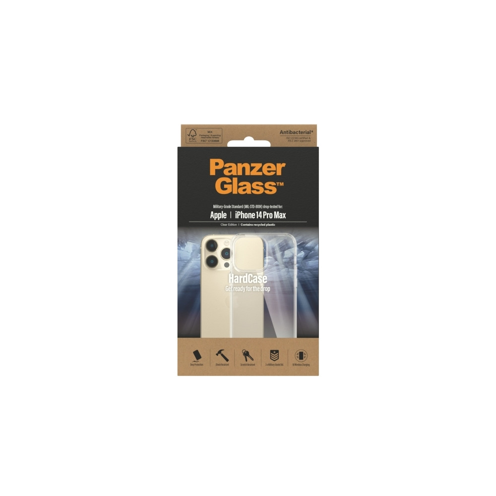 Produktbild för PanzerGlass HardCase Clear Edition - baksidesskydd för mobiltelefon