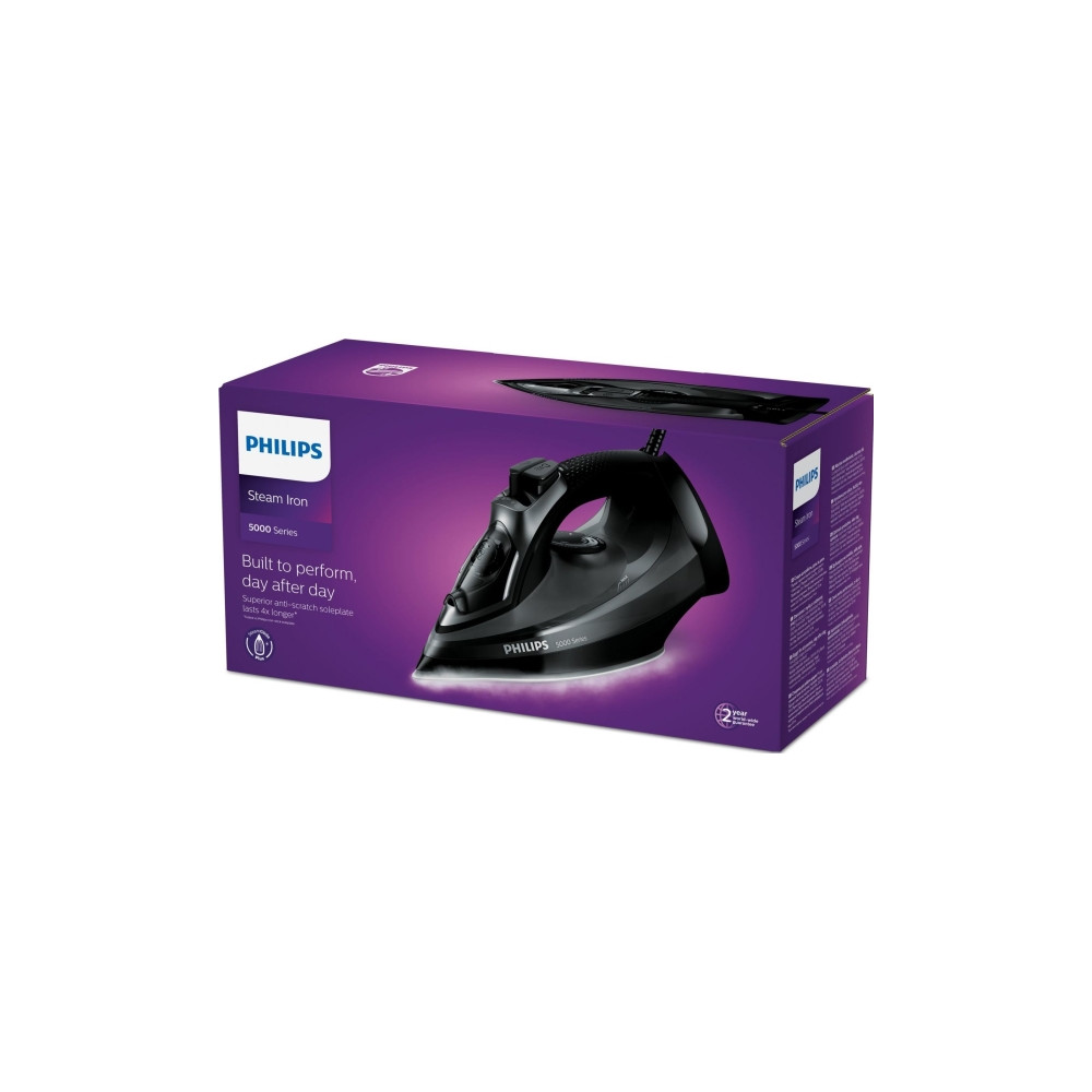 Produktbild för Philips 5000 series DST5040 - ångstrykjärn - sula SteamGlide Plus