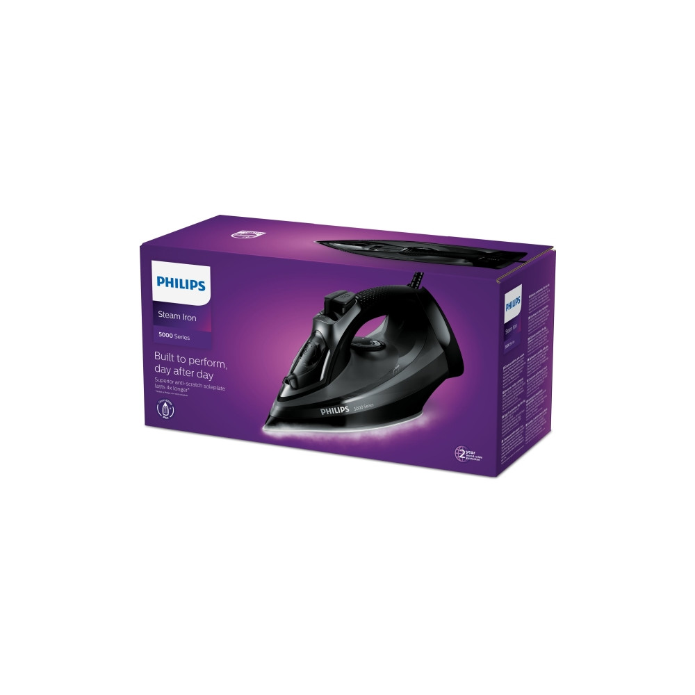 Produktbild för Philips 5000 series DST5040 - ångstrykjärn - sula SteamGlide Plus
