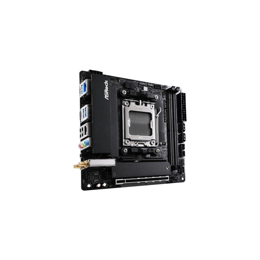 Produktbild för ASRock A620AI WIFI - moderkort - mini ITX - Socket AM5 - AMD A620A
