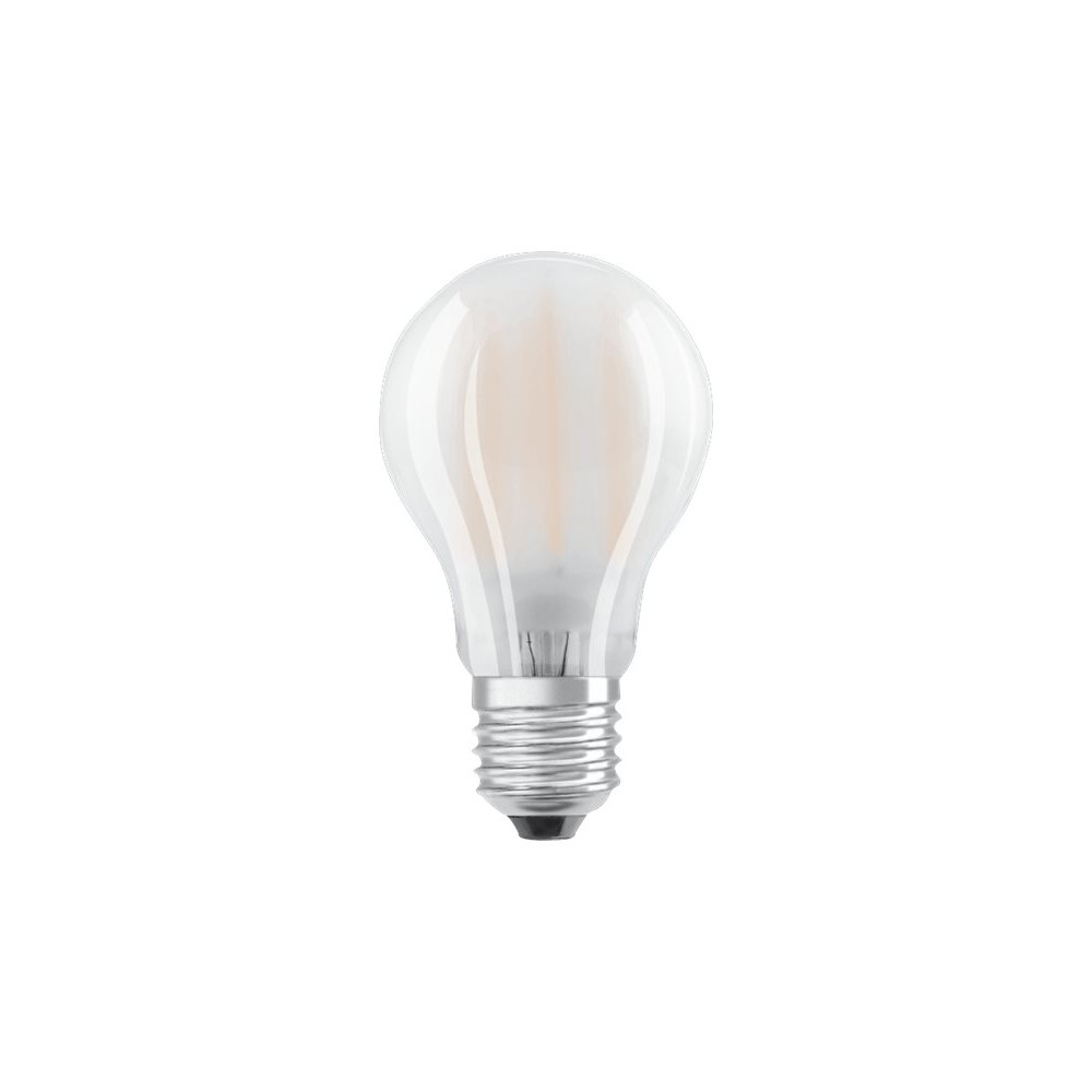Produktbild för OSRAM Retrofit CLASSIC A - LED-glödlampa med filament - form: A60 - glaserad finish - E27 - 7.5 W - varmt vitt ljus - 2700 K