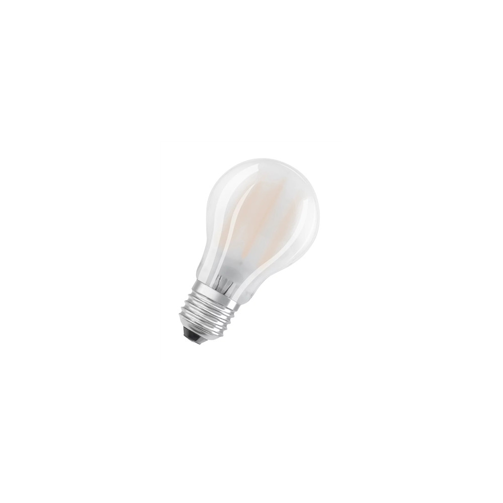 Produktbild för OSRAM Retrofit CLASSIC A - LED-glödlampa med filament - form: A60 - glaserad finish - E27 - 7.5 W - varmt vitt ljus - 2700 K