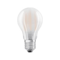 Produktbild för OSRAM Retrofit CLASSIC A - LED-glödlampa med filament - form: A60 - glaserad finish - E27 - 7.5 W - varmt vitt ljus - 2700 K