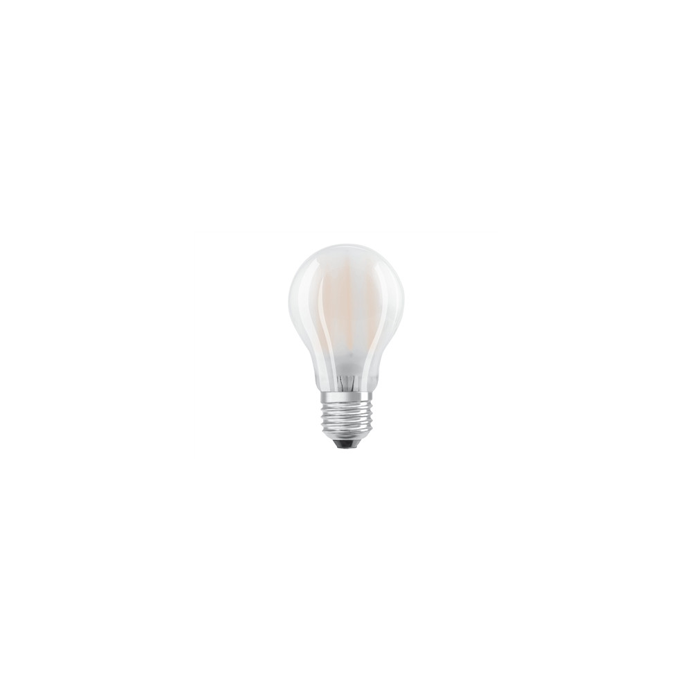 Produktbild för OSRAM Retrofit CLASSIC A - LED-glödlampa med filament - form: A60 - glaserad finish - E27 - 7.5 W - varmt vitt ljus - 2700 K