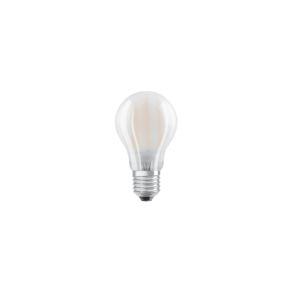 Produktbild för OSRAM Retrofit CLASSIC A - LED-glödlampa med filament - form: A60 - glaserad finish - E27 - 7.5 W - varmt vitt ljus - 2700 K