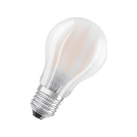 Produktbild för OSRAM Retrofit CLASSIC A - LED-glödlampa med filament - form: A60 - glaserad finish - E27 - 7.5 W - varmt vitt ljus - 2700 K