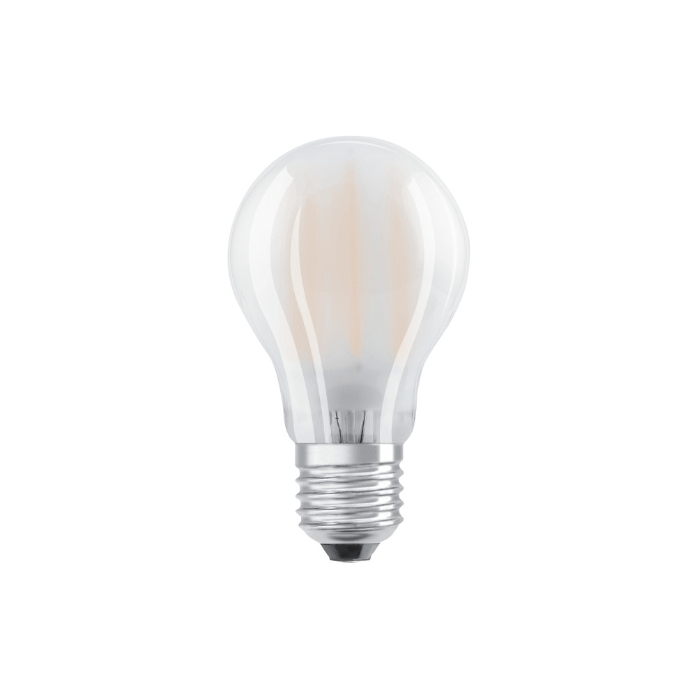 Produktbild för OSRAM Retrofit CLASSIC A - LED-glödlampa med filament - form: A60 - glaserad finish - E27 - 7.5 W - varmt vitt ljus - 2700 K