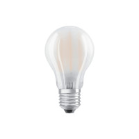 Produktbild för OSRAM Retrofit CLASSIC A - LED-glödlampa med filament - form: A60 - glaserad finish - E27 - 7.5 W - varmt vitt ljus - 2700 K