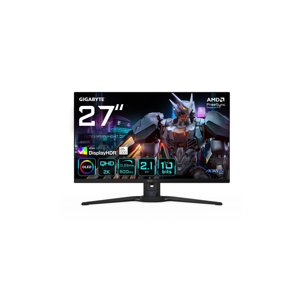 Produktbild för AORUS FO27Q5P - OLED-monitor - QHD - 27" - HDR