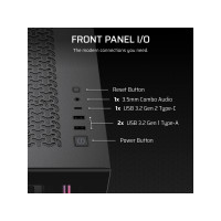Produktbild för CORSAIR 3500X RS-R ARGB - mid tower - utökad ATX