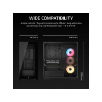 Produktbild för CORSAIR 3500X RS-R ARGB - mid tower - utökad ATX