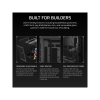 Produktbild för CORSAIR 3500X RS-R ARGB - mid tower - utökad ATX