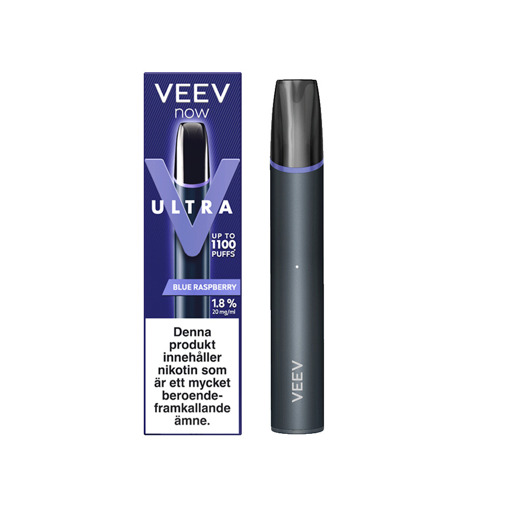 Produktbild för Veev Now Ultra Blue Rasberry 20mg 5-pack