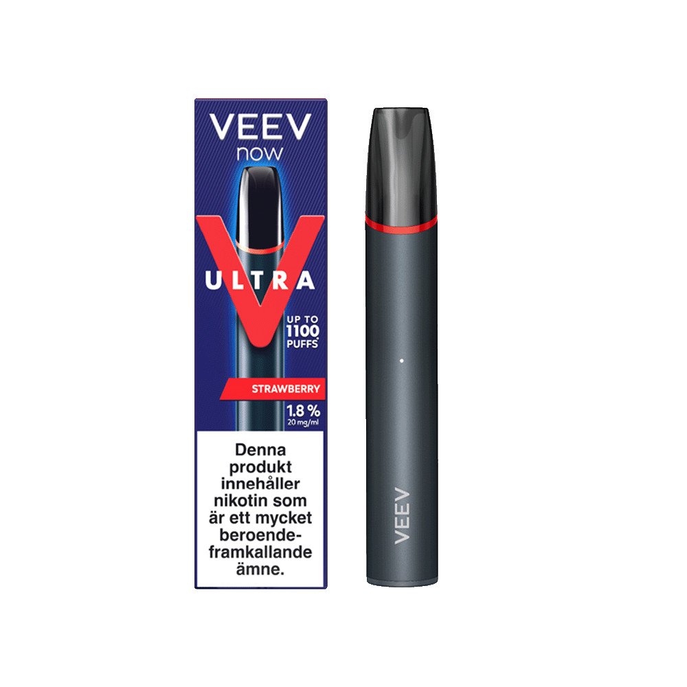 Produktbild för Veev Now Ultra Strawberry 20mg 5-pack