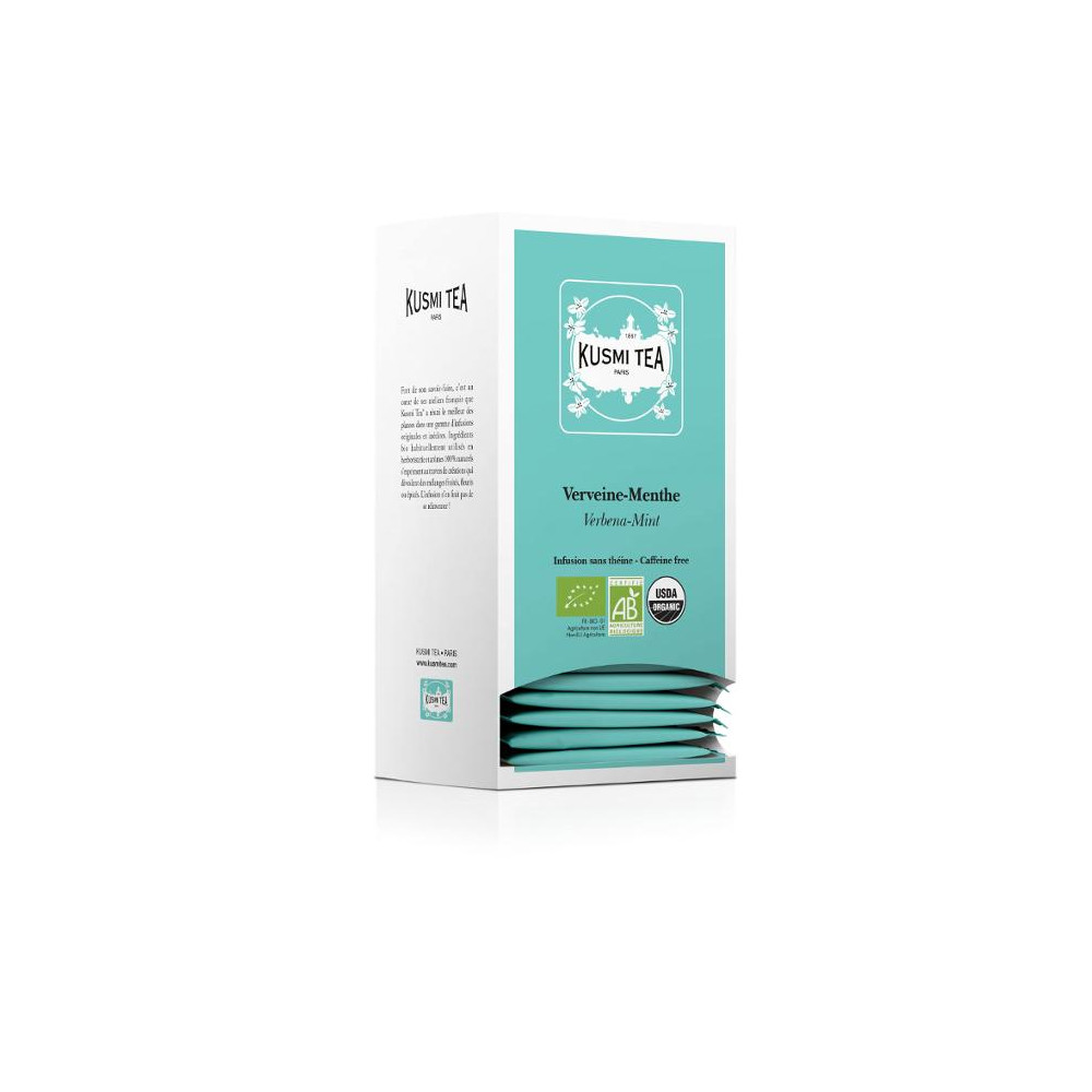 Produktbild för Te KUSMI Eko Verbena Mint 25/fp