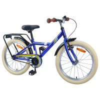 Produktbild för Barncykel 20 Tum för 6-11 år gamla Mörkblå