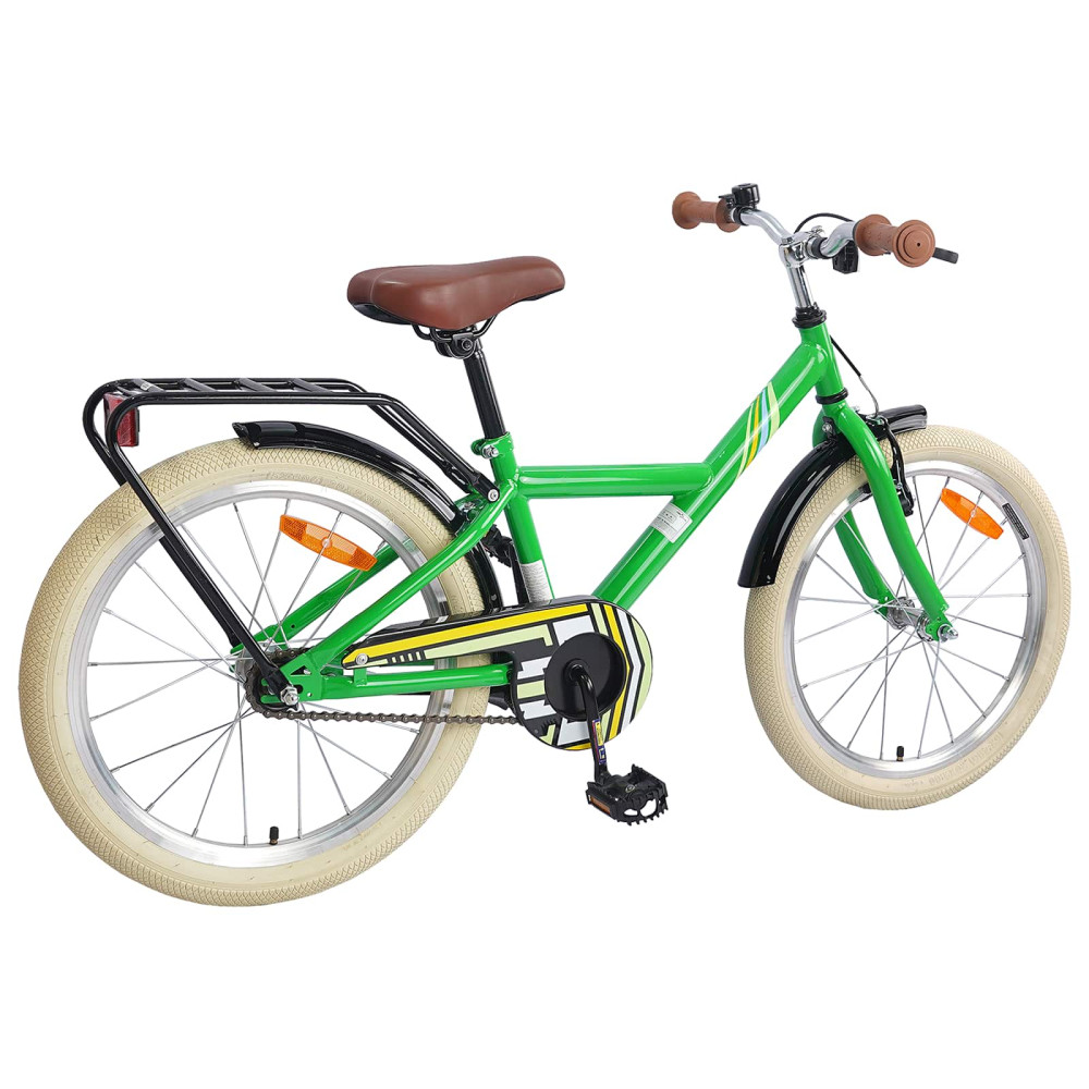Produktbild för Barncykel 20 Tum för 6-11 år gamla Grön